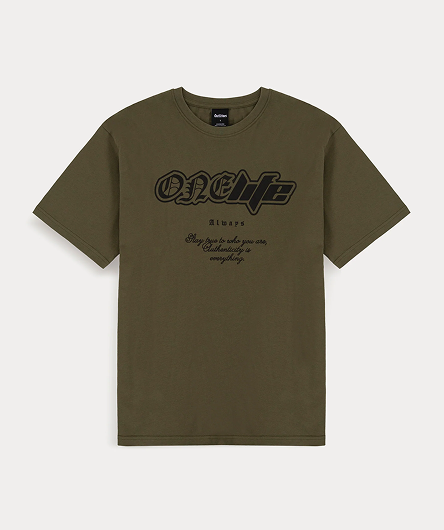 Khaki T-shirt view